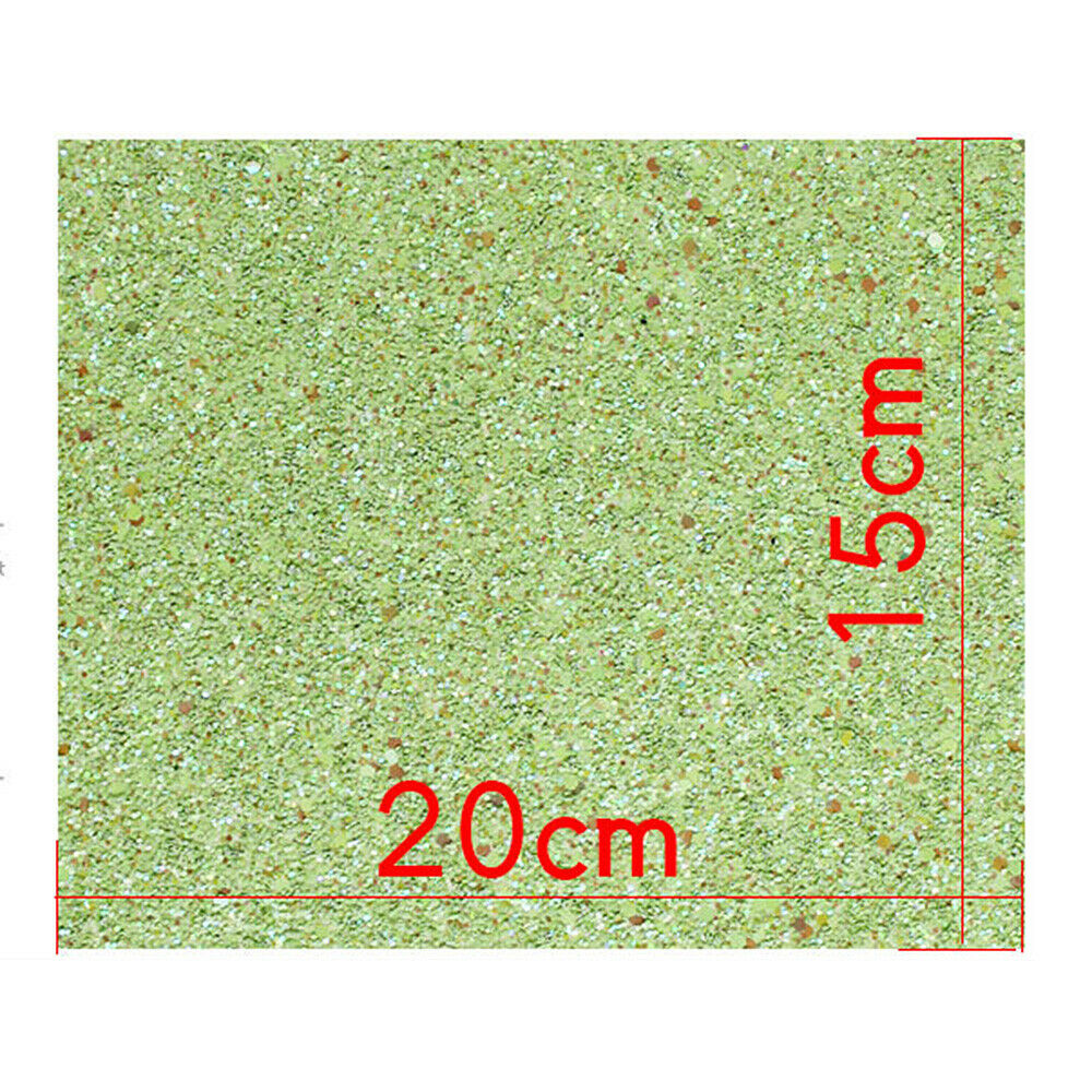 8Pcs Glitter Faux Leather Fabric Sheet For Earring Hair Bow DIY Making Handcraft