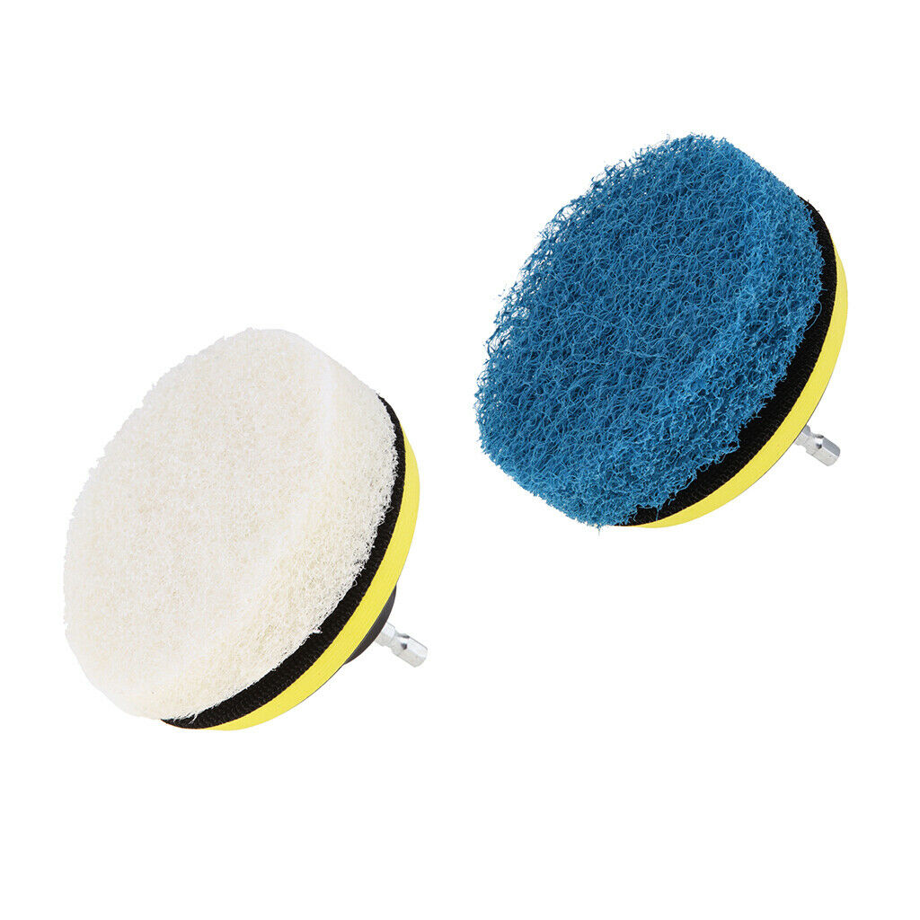 2 Pack Power Scrubber Brush Tile Pads Set Drill Scrubber Brush for Bathroom