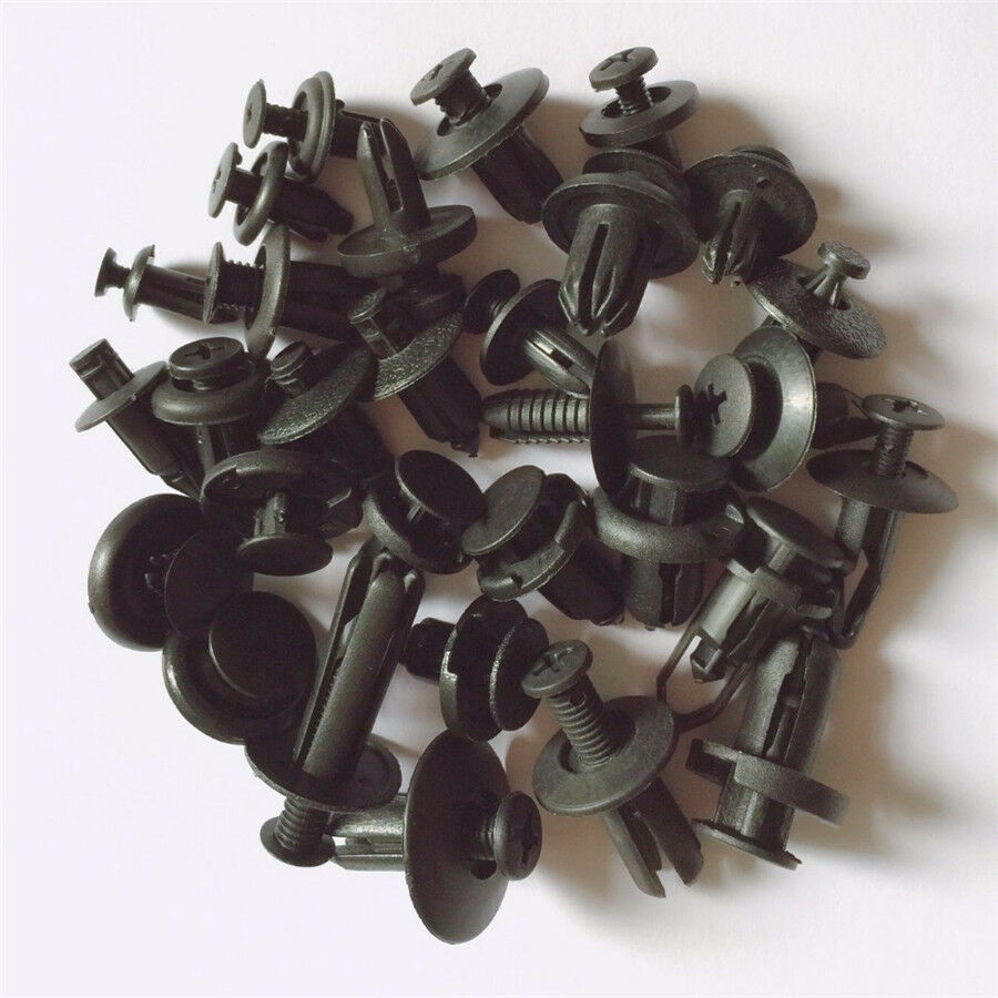 150Pcs Mixed Car Bumper Leaf Plate Fender Trunk Screw Rivets Fastener Clips Kit