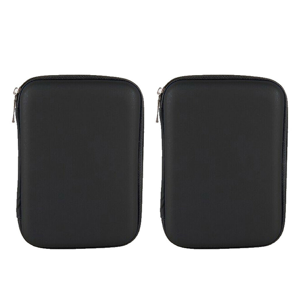 2 Pieces Hard Drive Carrying Case Bag for 2.5 Inch HDD, Ultra Game Drive