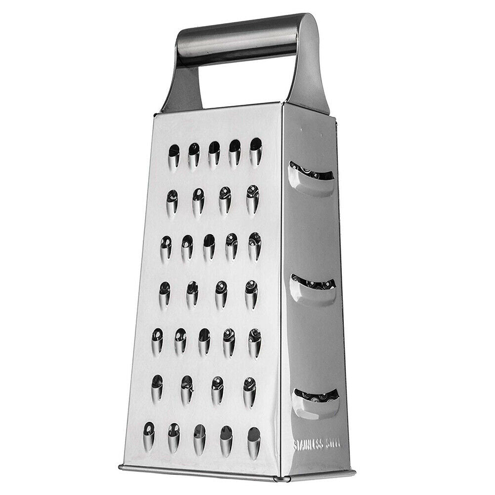 Stainless Steel 4 Sided Graters Box Vegetable Fruits Potato Carrot Slicer Cutter