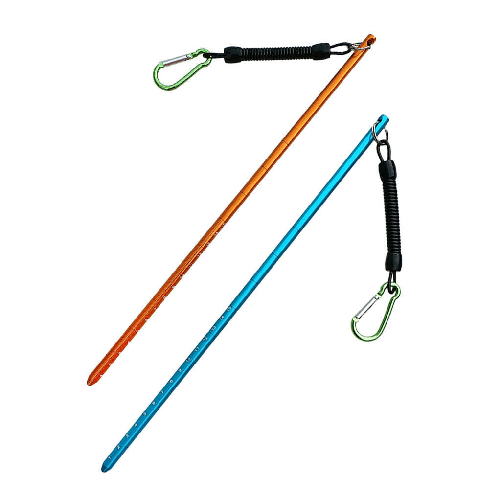 2Pcs 34 cm / 13.4 inch Ultra- light Aluminum Alloy Scuba Diving Underwater