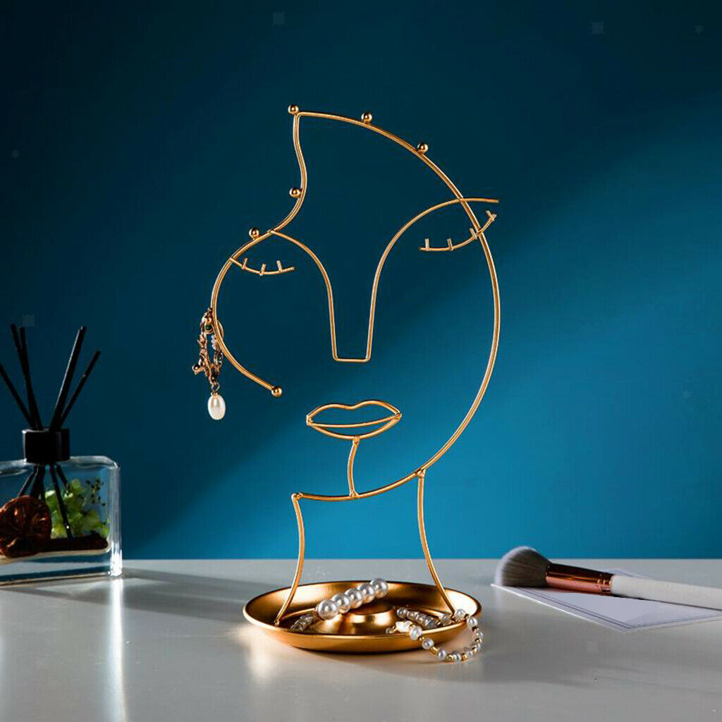 Light Luxury Jewelry Rack Metal Artistic Necklace Crafts Display Storage Decor