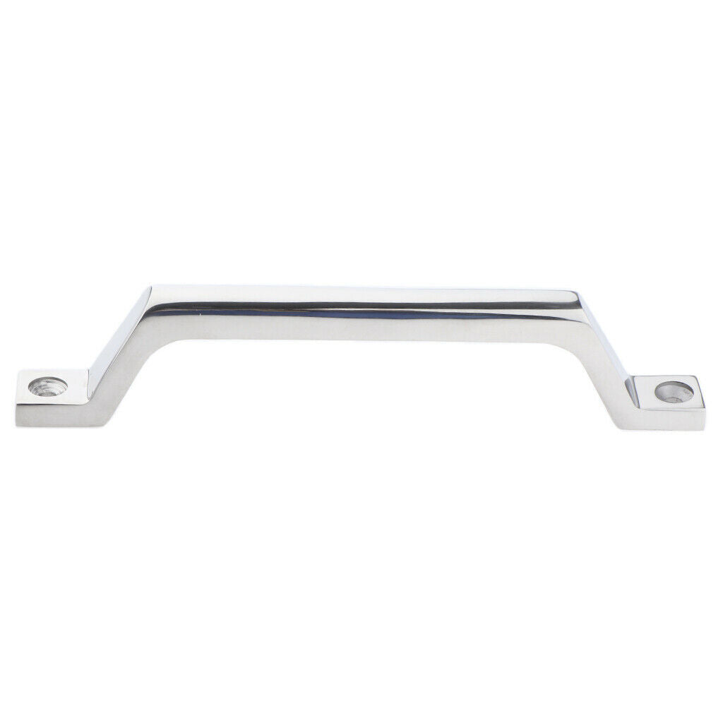 Marine Stainless Steel Boat Door Hatch Grab Handle Handrail Square Base
