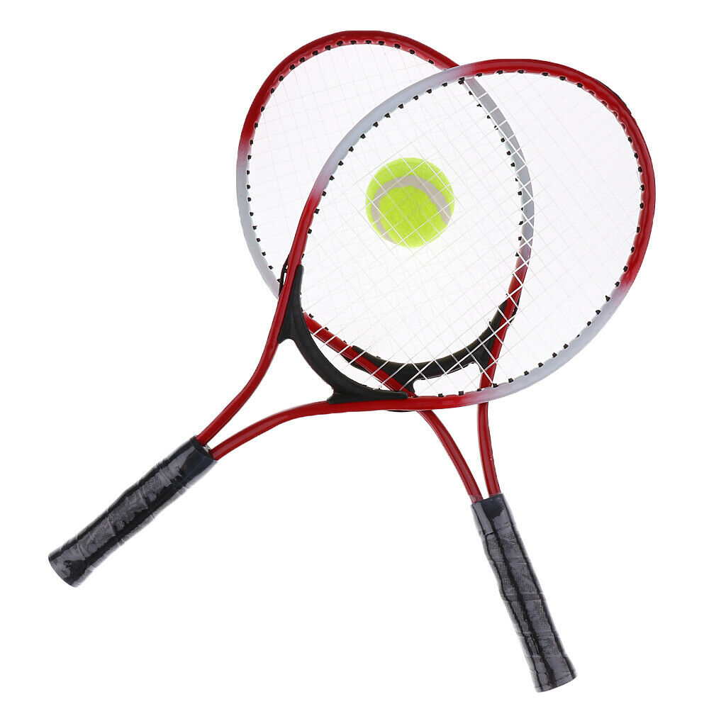 Tennis Racket Racquet For Beginners Training Children Kids Learners - Red