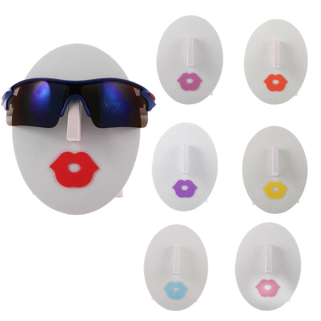 7x Women Face Shape Jewelry Holder Sunglasses Ads Holder in 7 Colors
