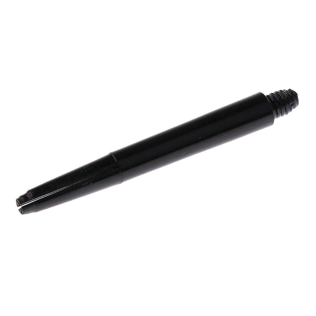60Pcs Durable Nylon 2BA Thread Dart Shafts Dart Stems Medium 43mm Black