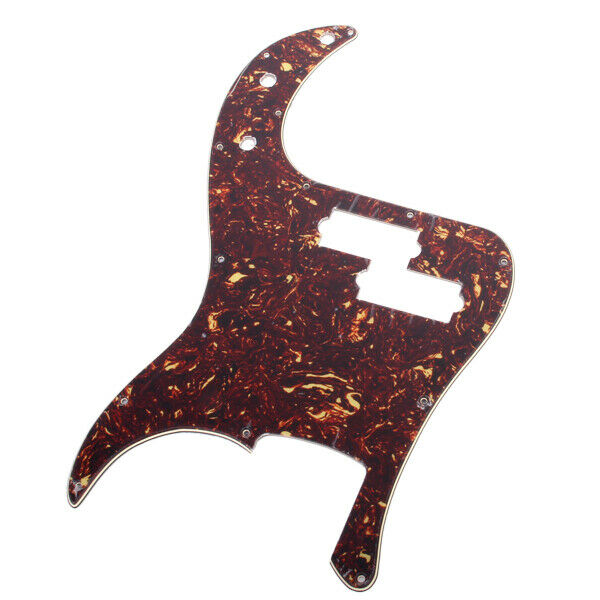 Dark Red With Flame Pattern Pickguard Scratch Plate For  PB