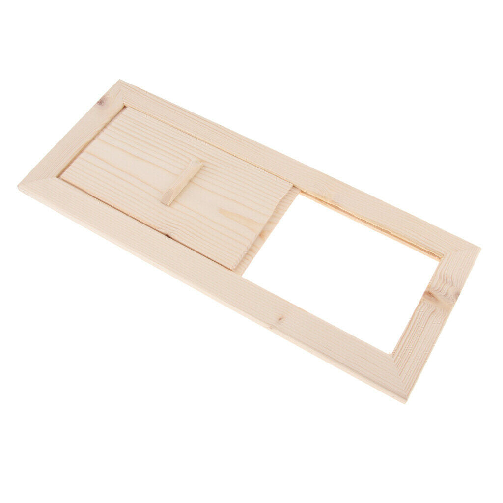 3x Sauna Louver Vent Gable Attic Siding Ventilation Cedar Wood