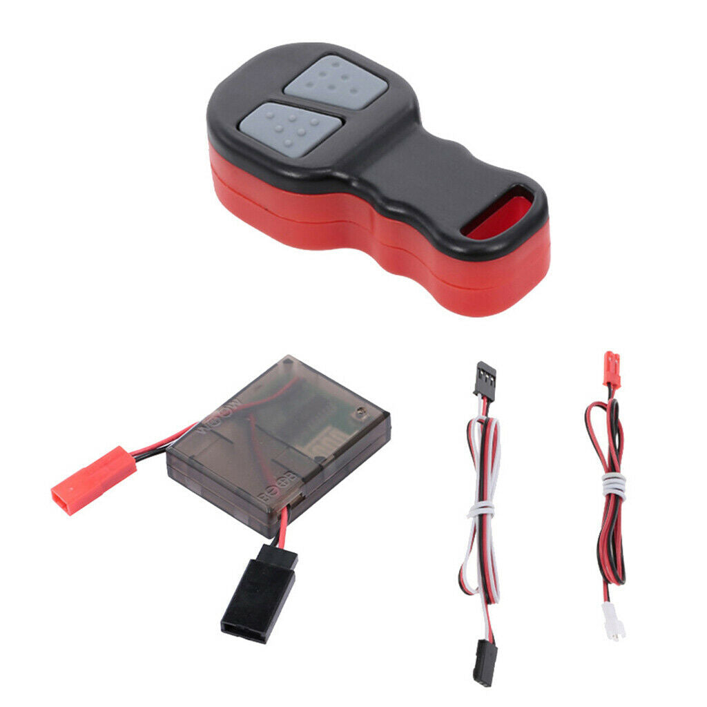 Wireless Remote RC Crawler Winch Wired Automatic Winch Control System and
