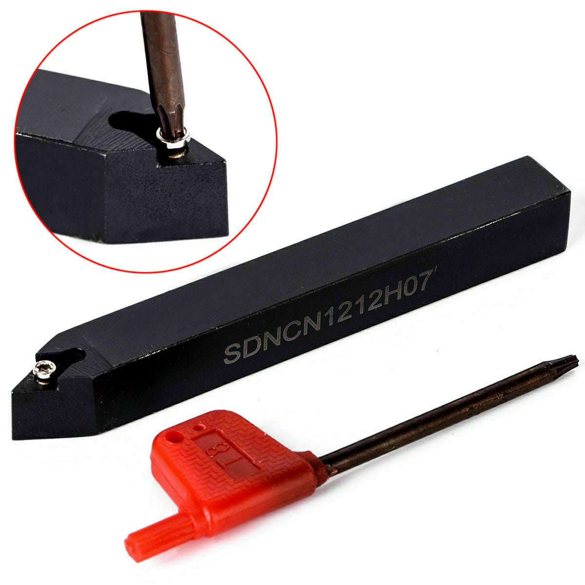4pc 12mm Lathe Turning Tool Holder Boring Bar + DCMT070204 BP010 Carbide Insert