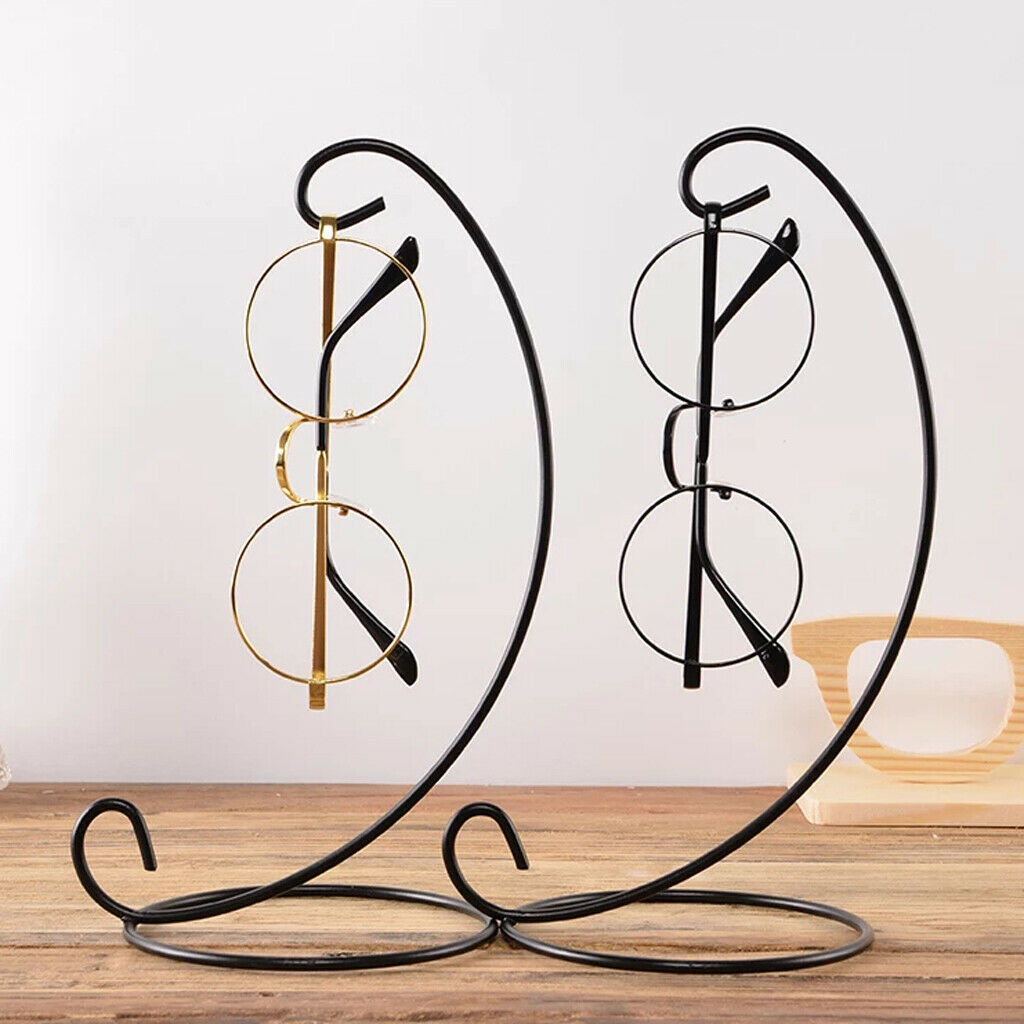 Eyeglasses Holder Stand Glasses Sunglasses Display Rack Desk Decors Anti-Scratch