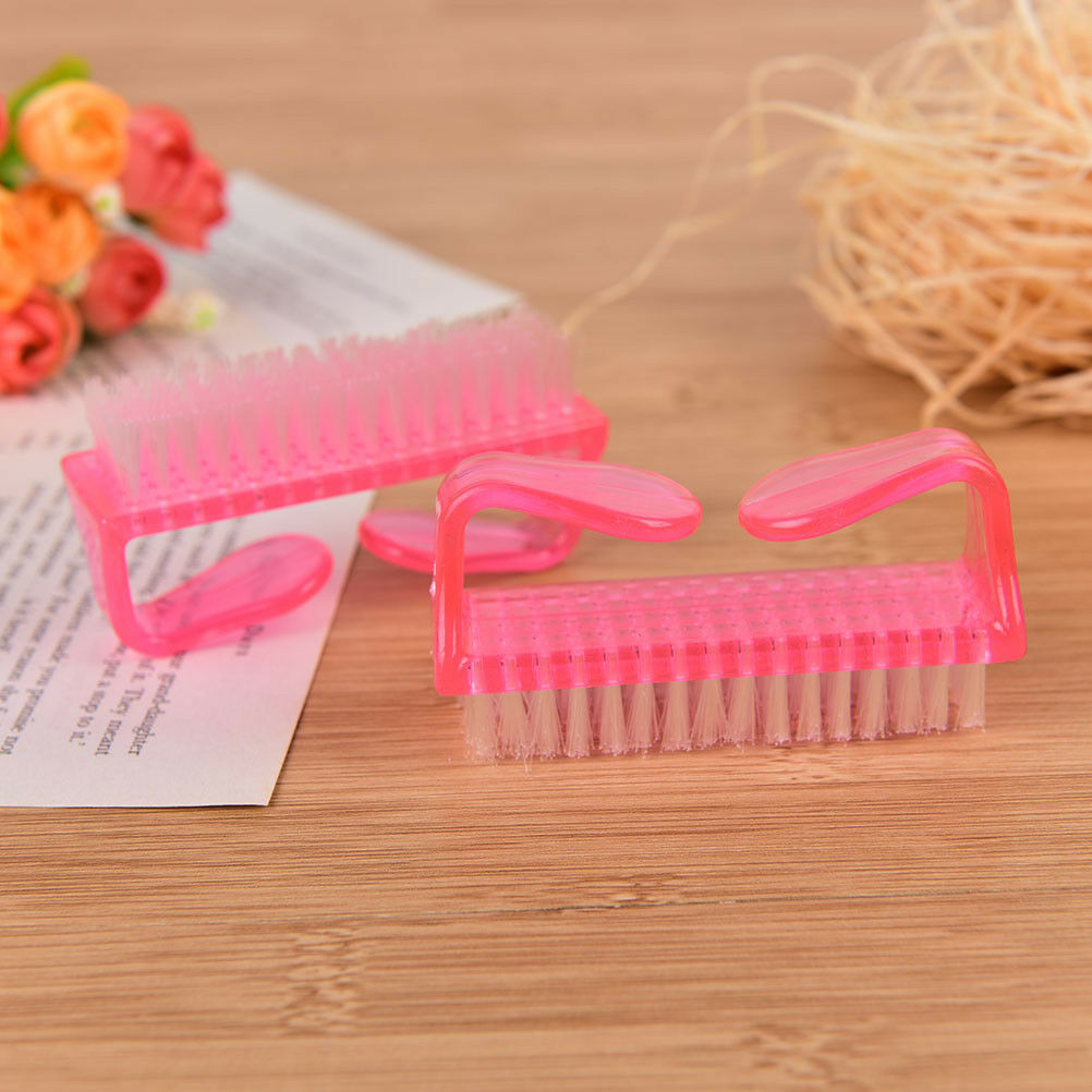 1Pc Pro Acrylic Nail Clean Cleaning Brush Finger Nail Art Tools Kit GwY&KNM BU