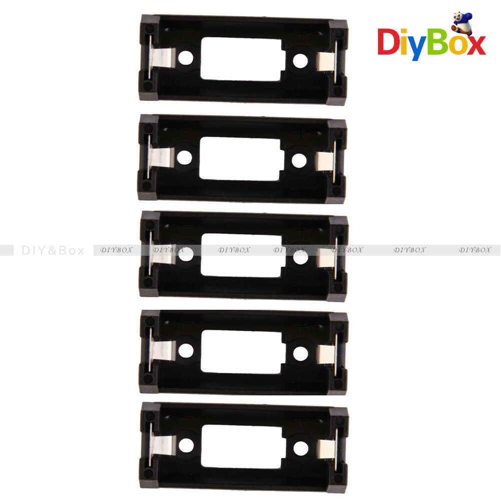 5PCS Battery Holder Case Box Clip For CR123 CR123A Lithium Battery