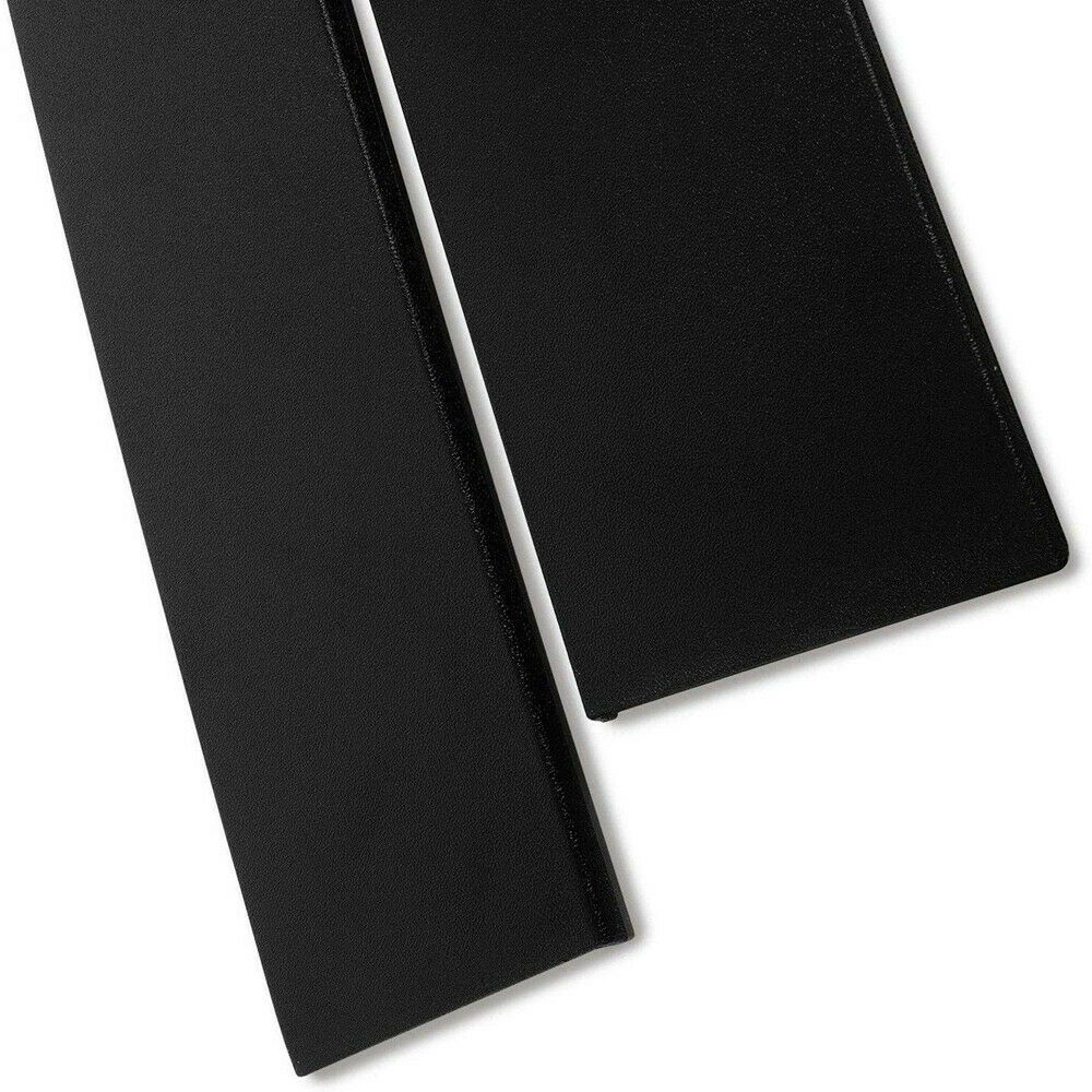 For Dodge Grand Caravan Pair Black Front B Pillar Post Moulding Cover Trim Caps