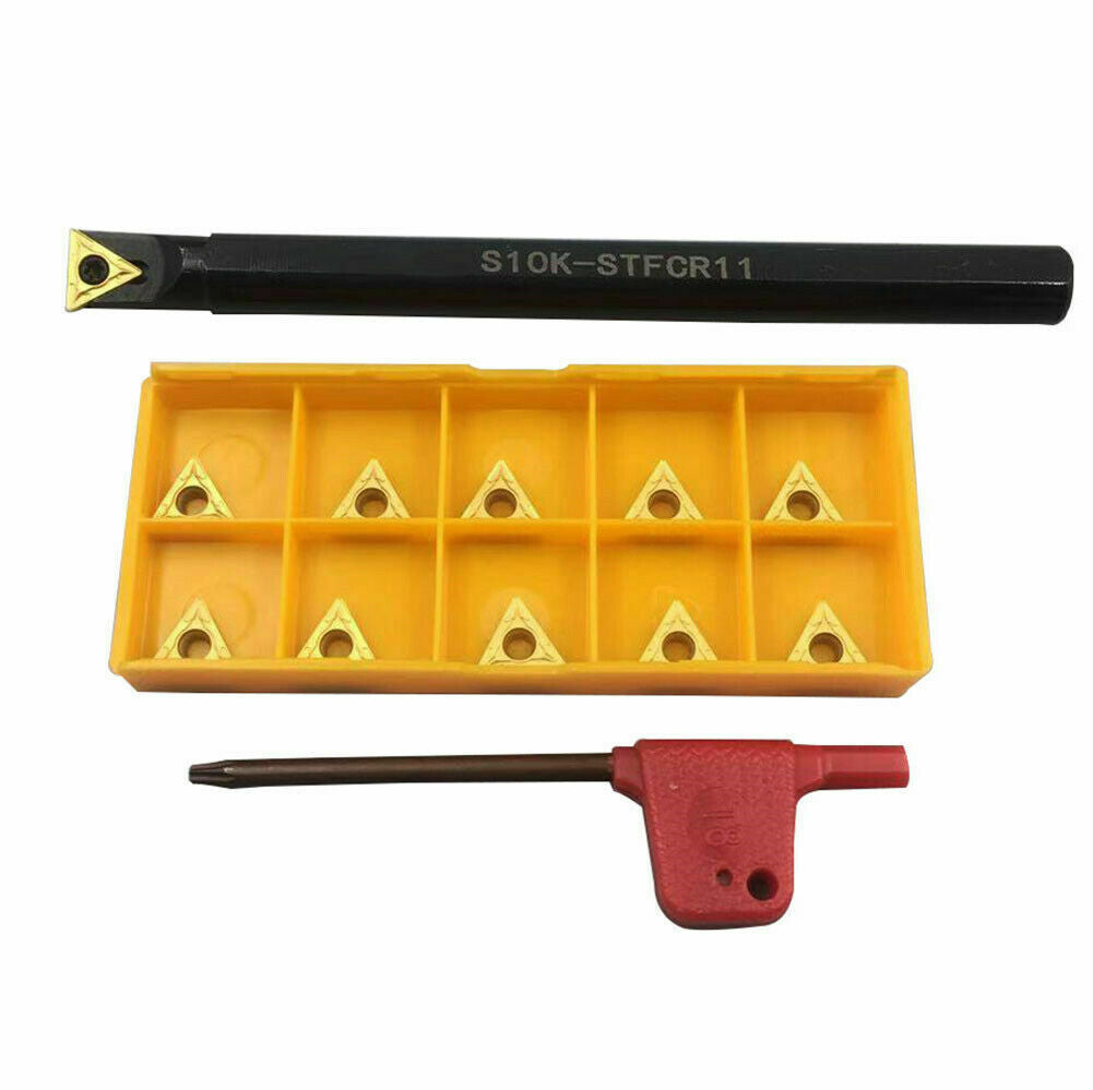 91° S10K-STFCR11 Internal Turning Tool Holder Boring Bar+TCMT110204 BP010 insert