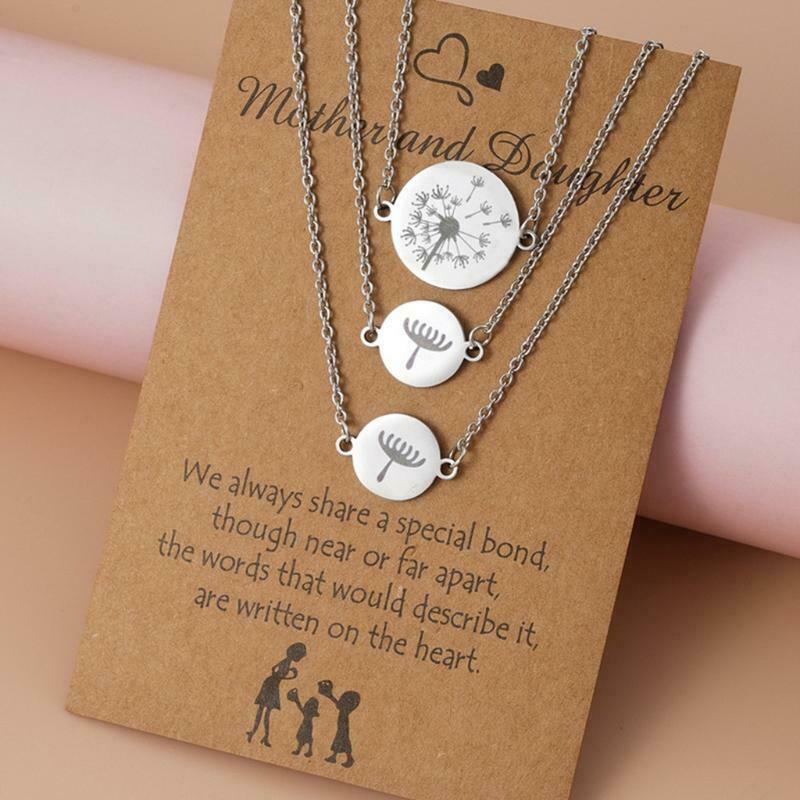 Soul Sister Expandable Dandelion Necklace for Women Friendship Lover Gifts 3x