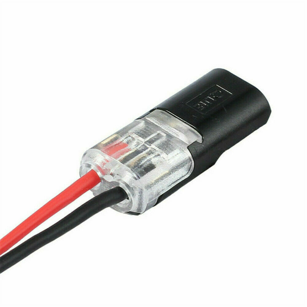 10 Set Car Waterproof Electrical Wire Cable Automotive Connector 2-Pin Way Plug
