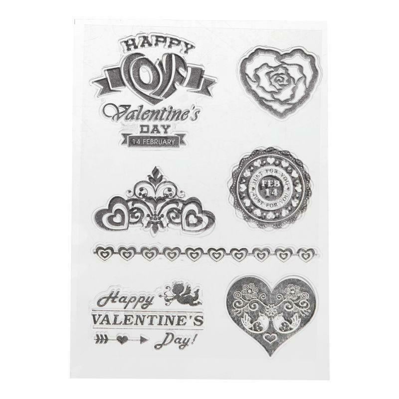 Frame Silicone Clear Seal Stamp DIY Scrapbooking Embossing Photo Album Paper Art