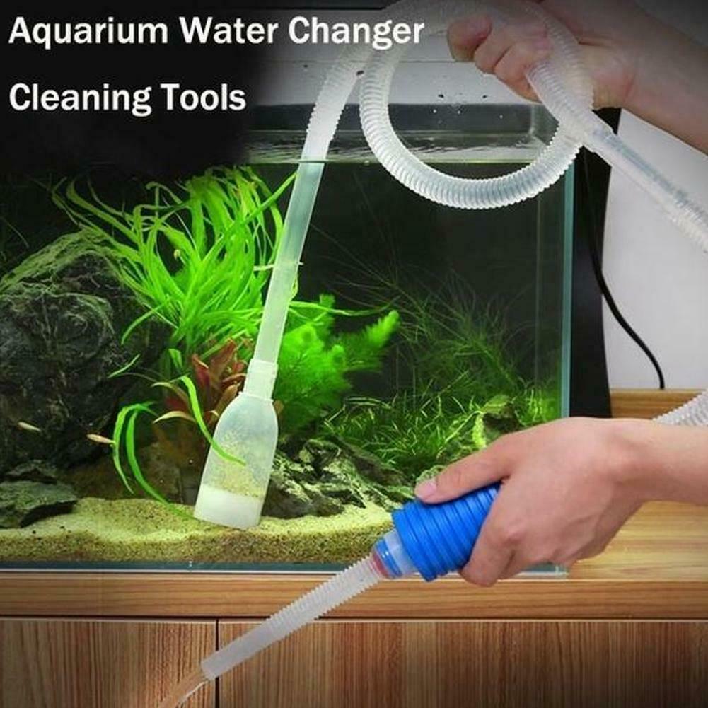 New Aquarium Fish Tank Cleaners Syphon Vacuum Water Changers Pump Siphon Hoses