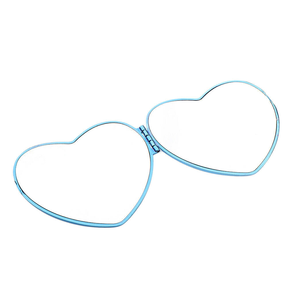 Fashion Pocket Vanity Mirror Lovely Portable Makeup Mirror Cute Heart Shaped