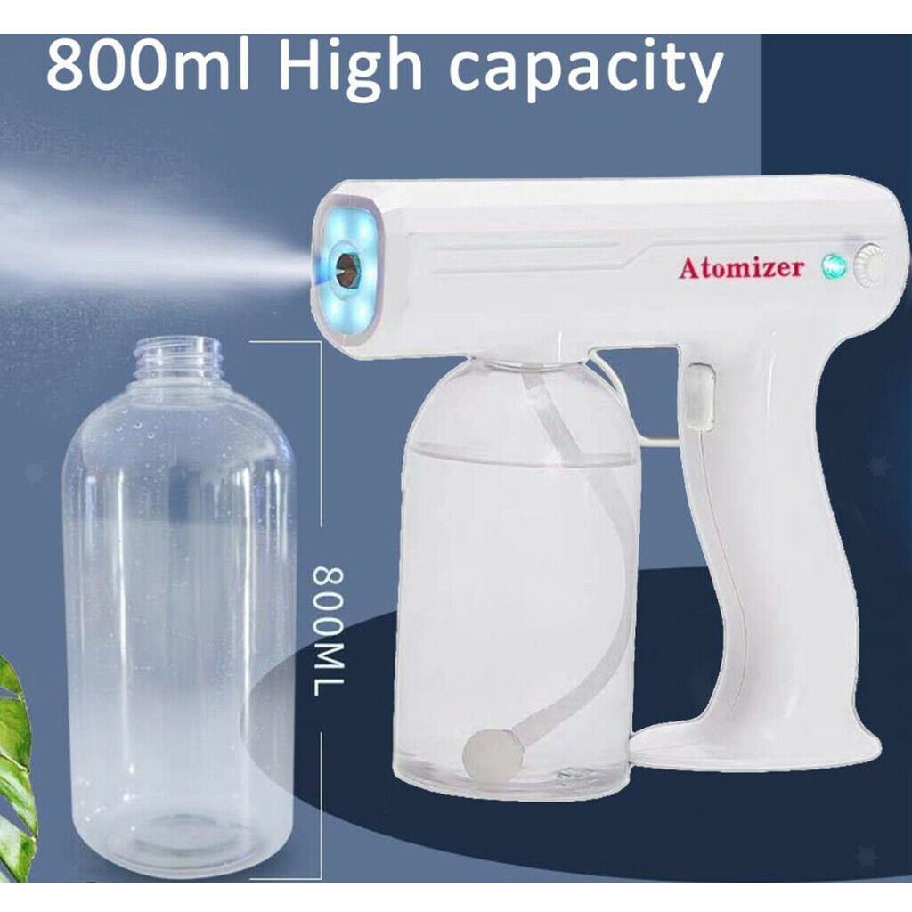 800ml Portable Nano Fogger Machine  Handheld Water Sprayer Gun for Home Office