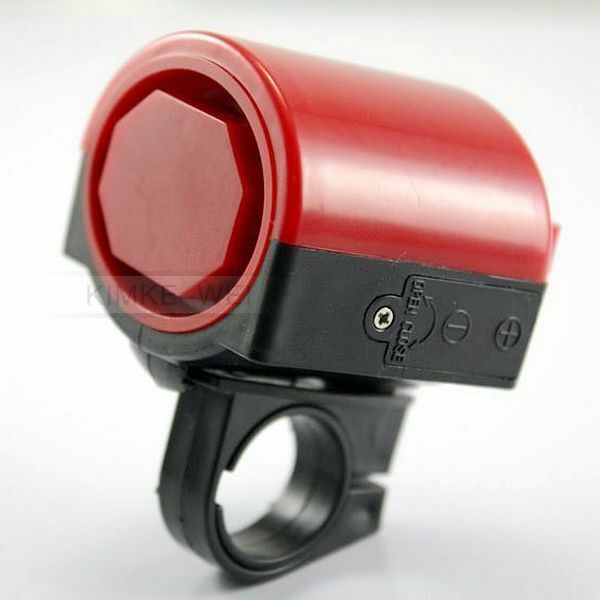 Mini Electronic Bicycle Bike Cycling Loud Horn Red NEW