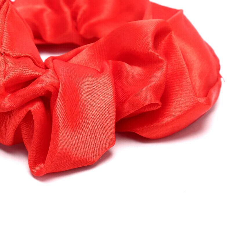 40 Pcs Hair Silk Scrunchies Satin Elastic Hair Bands Hair Ties Ropes Hair _A FG