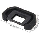 2 Pack Eyecup Eyepiece Viewfinder Protective Cover for Canon60D 70D 80D Camera