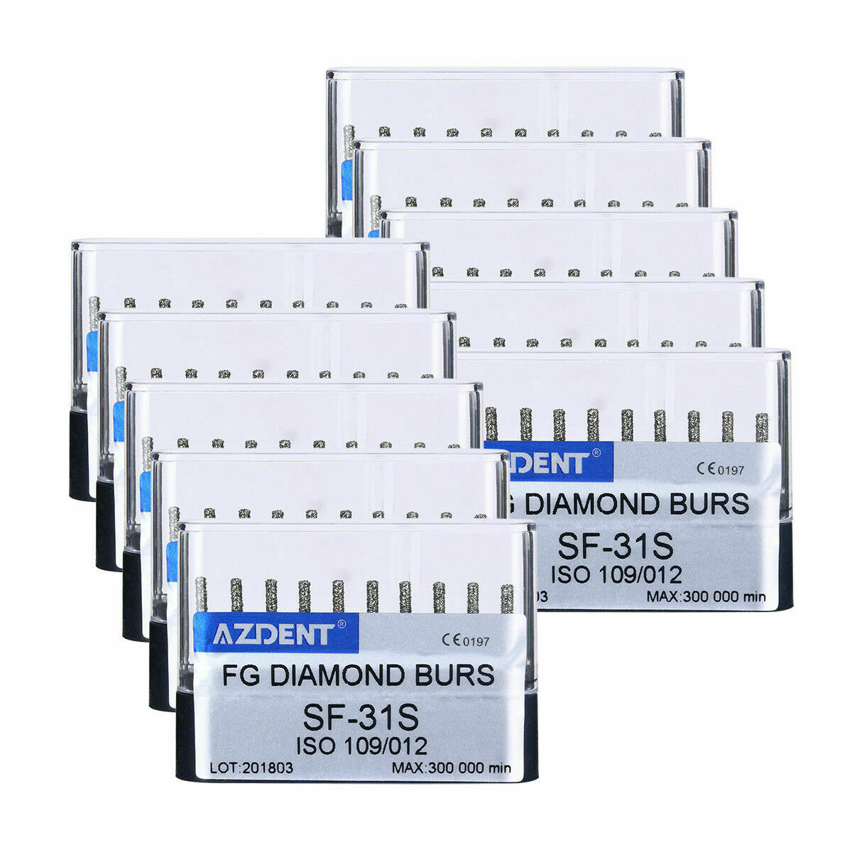 50 Packs Dental Hygienist Straight /Cylindrical Flat Handpiece SF-31S AZDENT CA