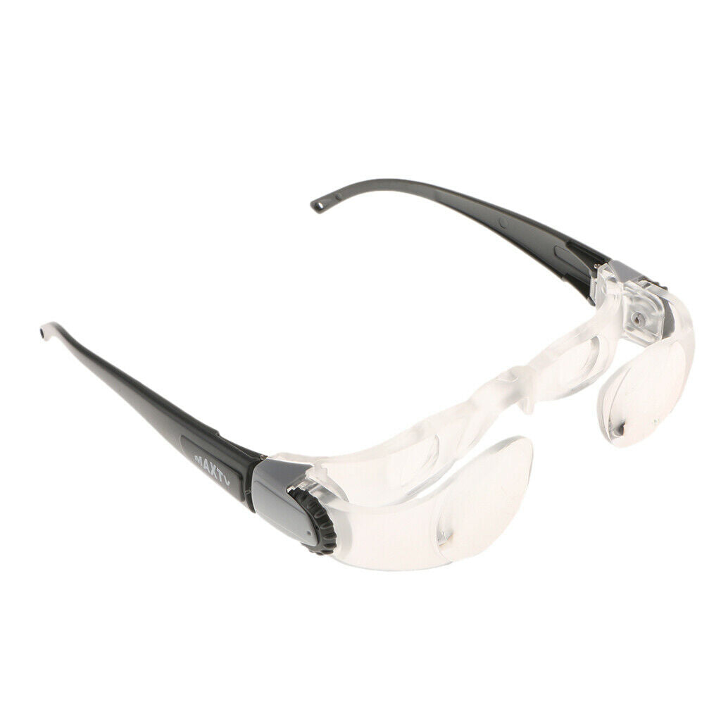 2 Pieces 2X Hyperopia Magnifying TV Glasses Adjustable Magnifier Glasses