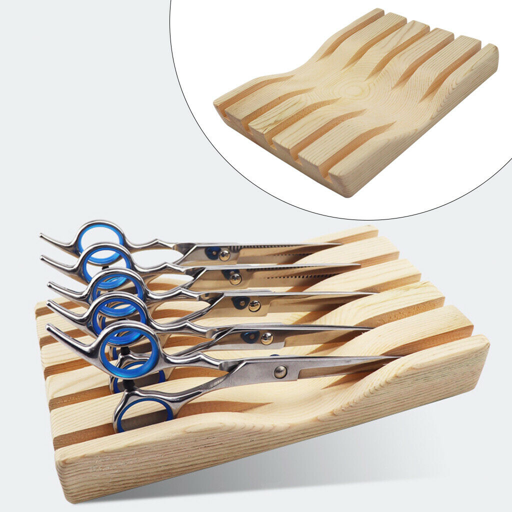 Pro Salon Hair Scissor Razor Holder Stand Case Barber Stylist Tool Socket