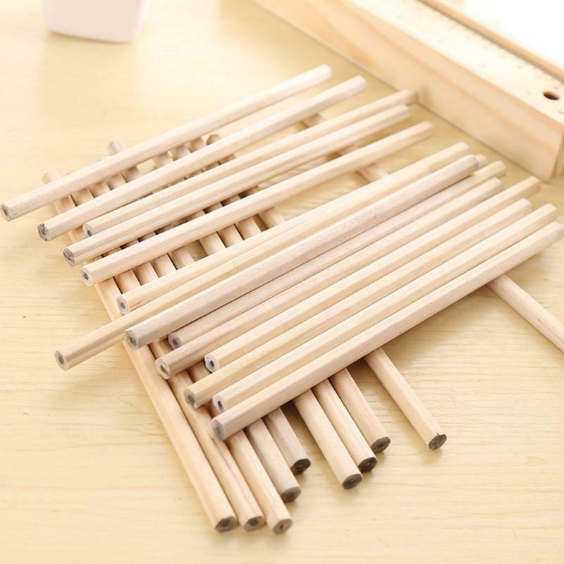 15 Pcs/Set Eco-friendly Natural Wooden HB Pencils Writing Art Pencil Stationery