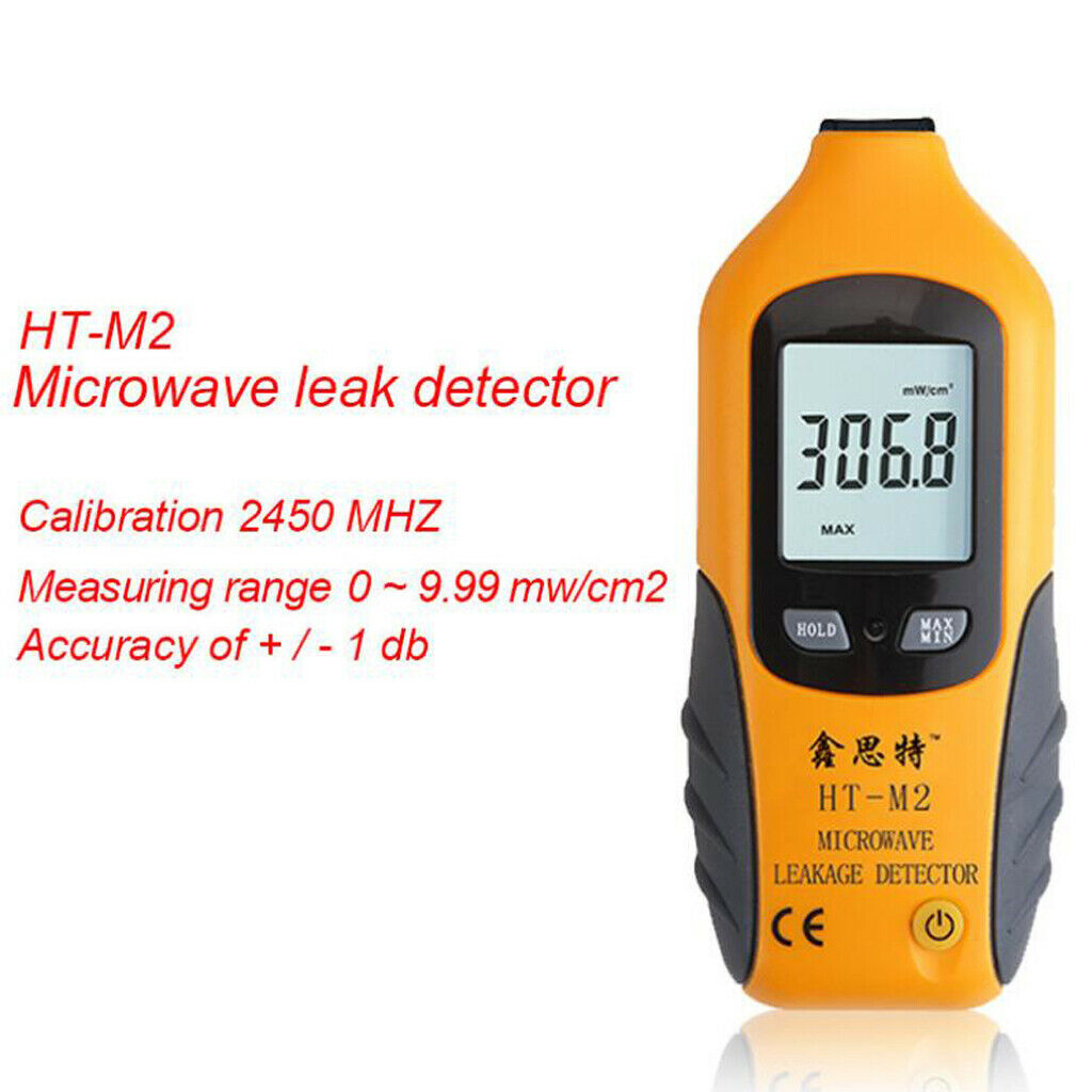 Highly sensitive microwave leak leak detector range 0 9.99 mW