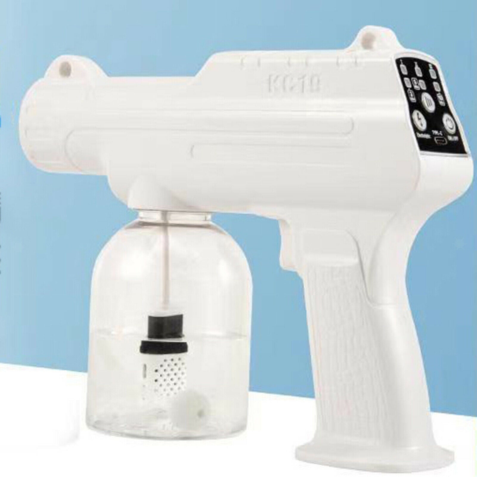 Cordless Nano Sprayer Sanitizer Handheld Disinfection Fogger Machine White