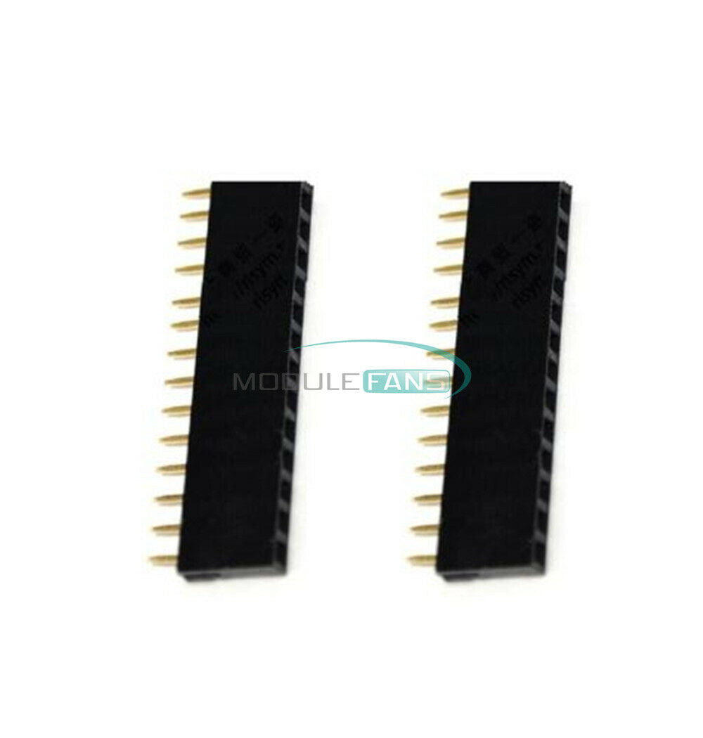 10PCS 14Pins Single Row 1x14 PCB Socket Female 2.54mm Header