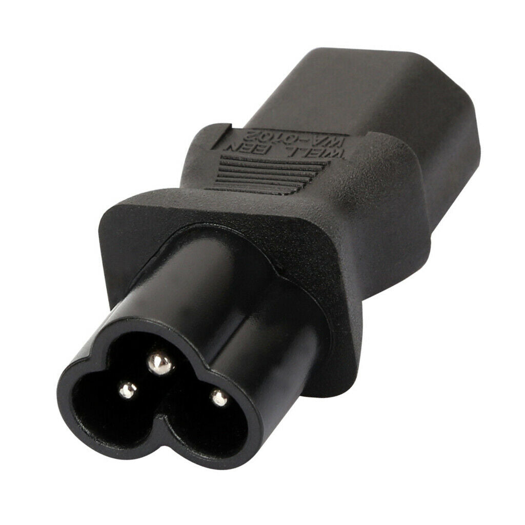 3Pin IEC 320 PDU UPS C13 To C6 Power Plug Adapter Converter Socket NEW HOT