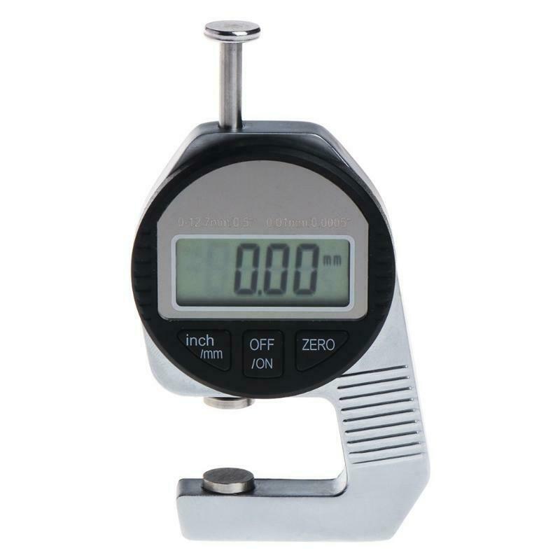 Digital thickness gauge 0-12.7mm/0.01mm 0.5"/0.0005" Electronic measuring tool