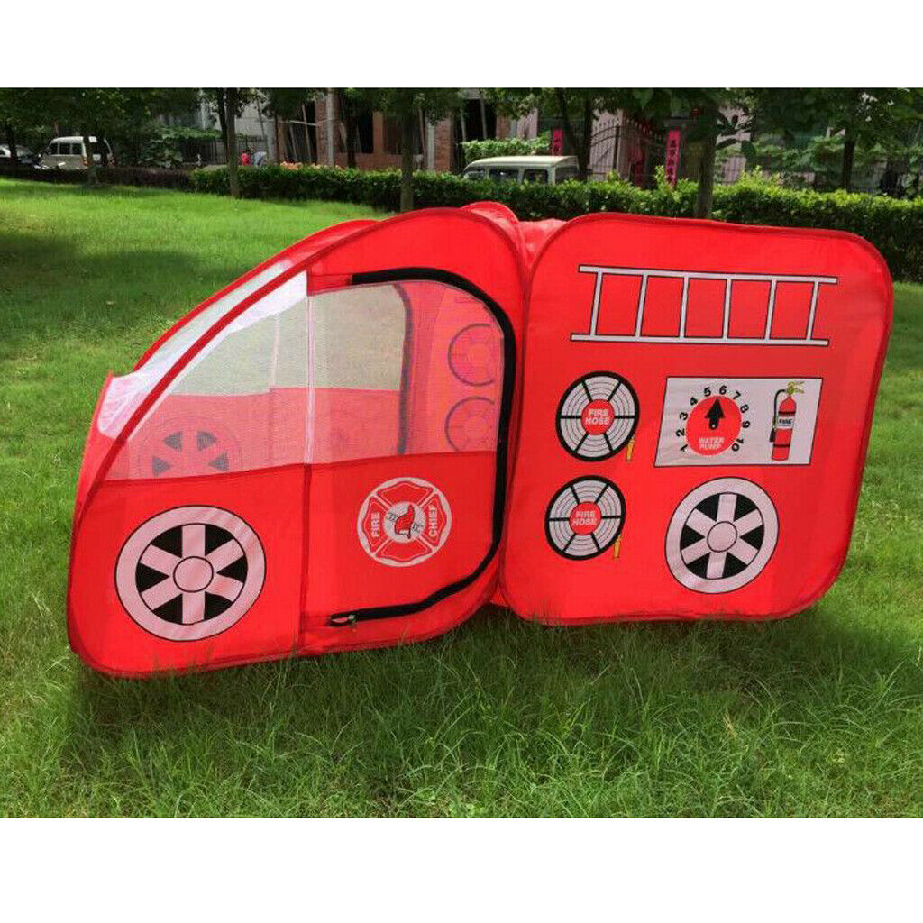 Children Tent Toys Playhouse Indoor Outdoor Games Fire Car Car Kids Car Toys