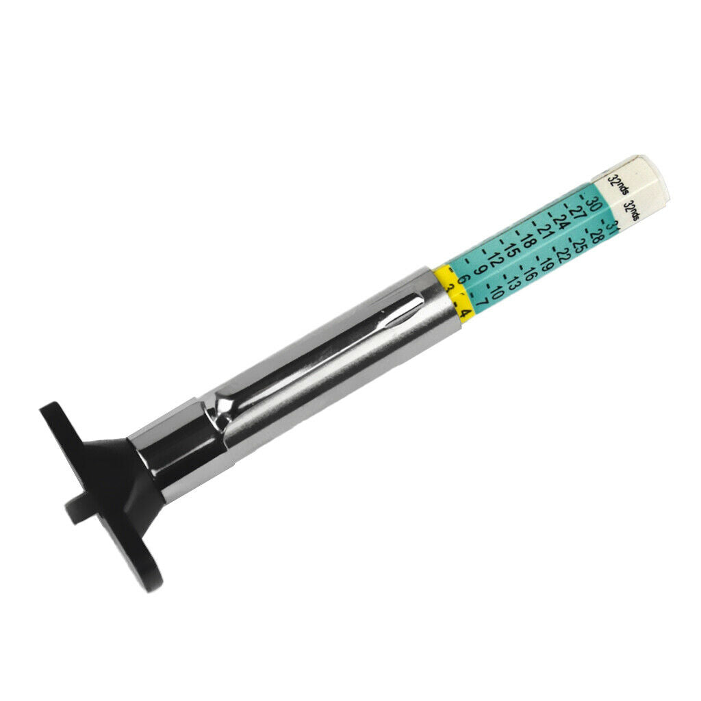 Car Tire Tread Depth Gauge, Color Coded Tire Gauge Meter Measurer Tread Checker