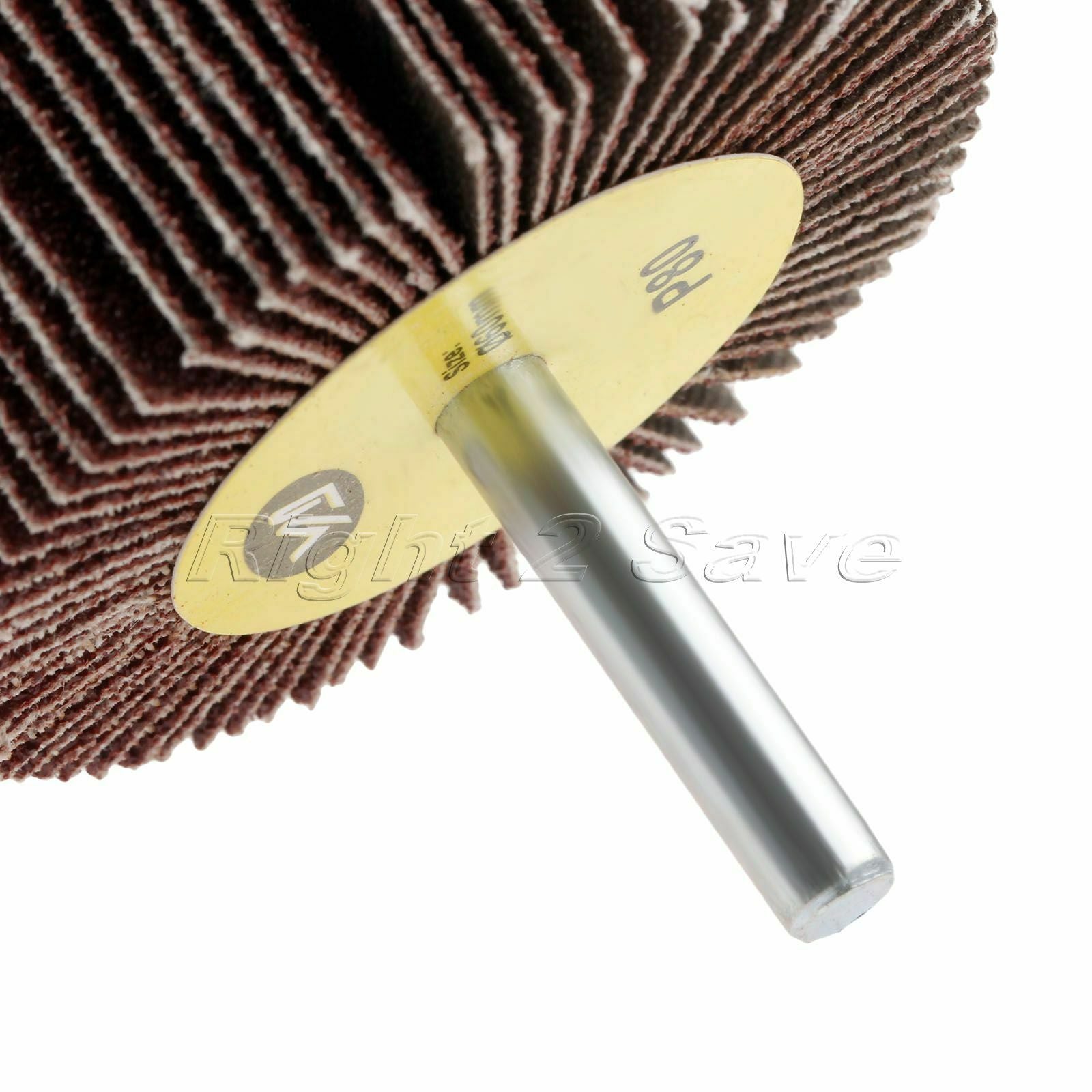 1pc 80 Grit Sanding Flap Wheel Disc Sandpaper Abrasive Woodworking Rotary Tool