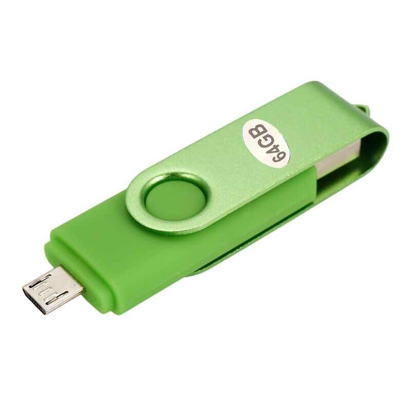 64Gb Colorful Usb 3.0 Flash Drive Otg Pendrive Micro-Usb Stick External StoragP9