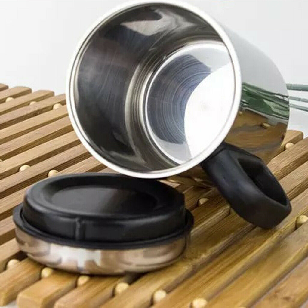 Set of 2 Double Walled Insulated Mugs Heat Resistant Coffee Glass Cold Hot Water