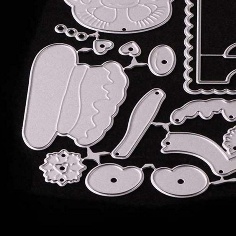 Christmas Snowman Metal Cutting Dies Stencil Scrapbook Album Paper Card Template