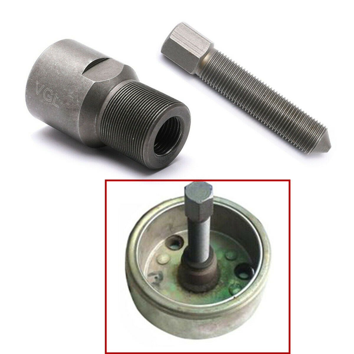 27mm Metal Motorcycle Flywheel Puller Stator Roller Puller Tire Repair Tool