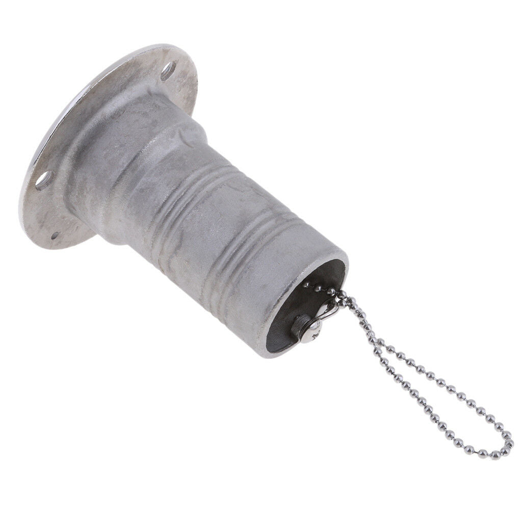 Marine Boat Keyless Water Deck Fill / Filler Stainless Steel 316 - 1.5"
