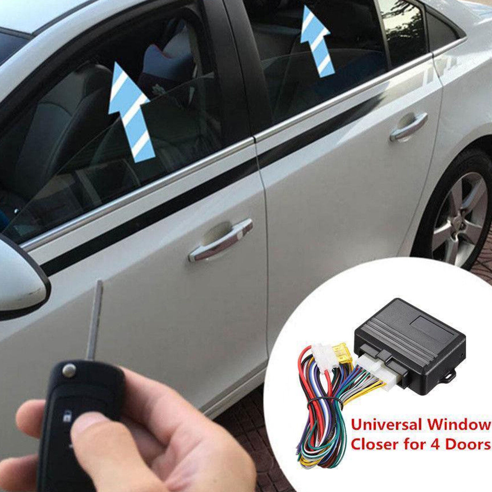 Universal Automatic 4-door Car Window Closer Module Auto Security System Kit