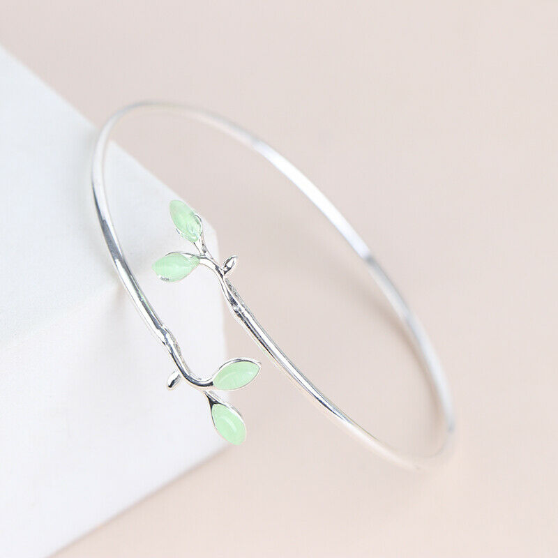 Sole Tender Bud Fresh Minimalist Leaves Female Literary Trendy Resizable .l8