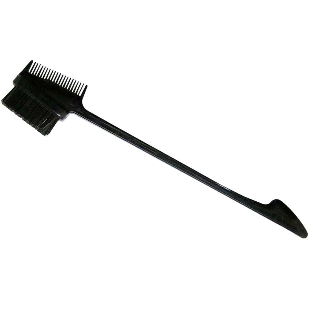 3x Travel Hair Edge Control Brushes Trimming Shaping Styling Comb Hairbrush