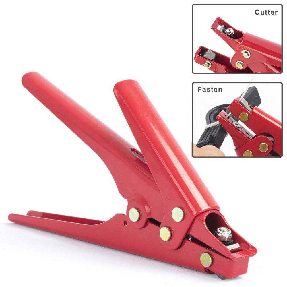 Cable Gun Strap Tightening Tool Nylon Cable Tie Tensioning Tool Crimping Cutter
